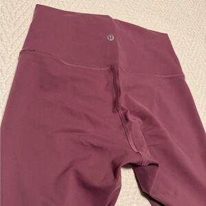 Lululemon Wunder Train High-Rise Short 8" Vintage Plum